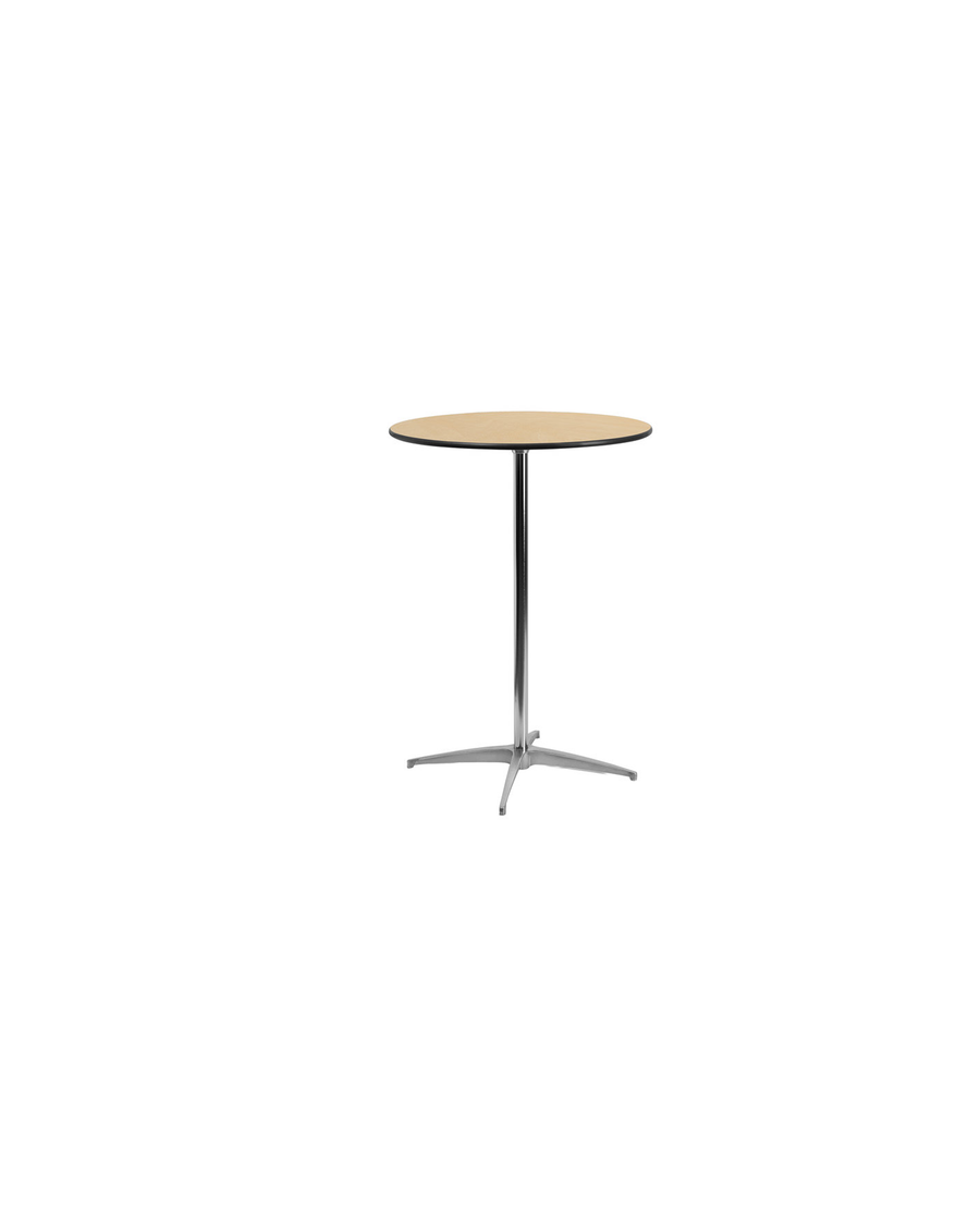 30" Round Cocktail Table 42" High